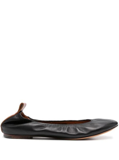 LEATHER BALLET FLATS