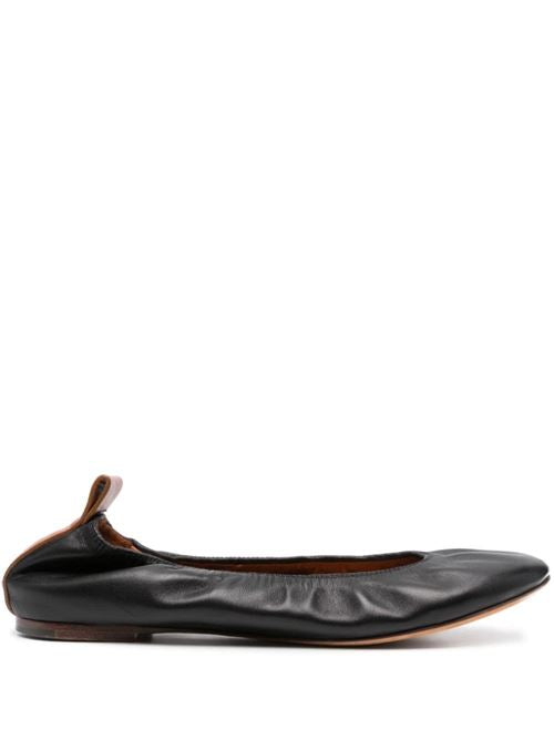 LEATHER BALLET FLATS