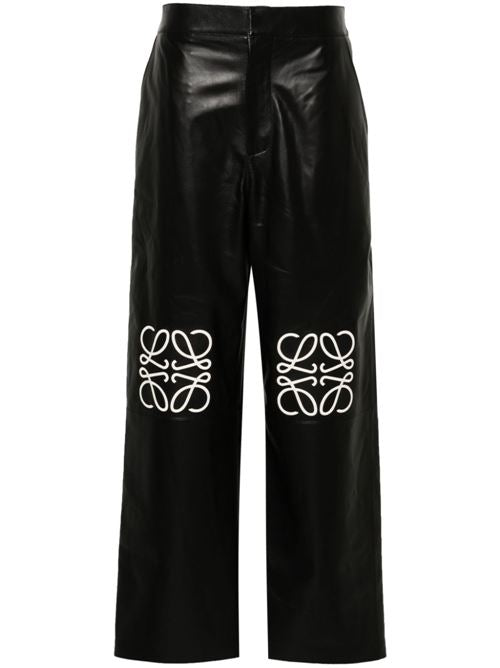 ANAGRAM BAGGY LEATHER TROUSERS