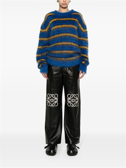 ANAGRAM BAGGY LEATHER TROUSERS