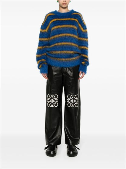 ANAGRAM BAGGY LEATHER TROUSERS