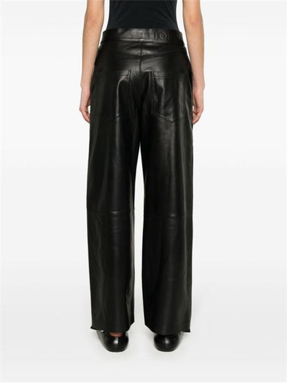 ANAGRAM BAGGY LEATHER TROUSERS