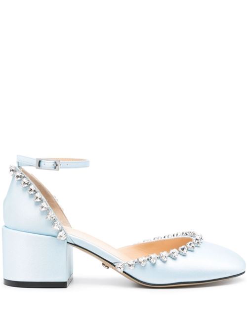 AUDREY SATIN PUMPS