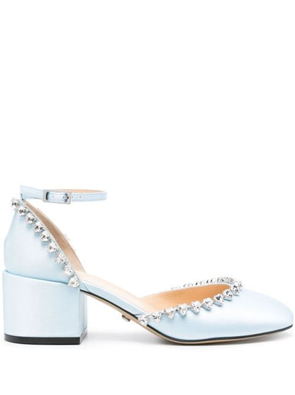 AUDREY SATIN PUMPS