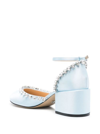 AUDREY SATIN PUMPS