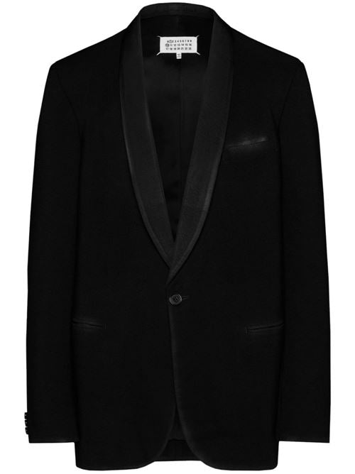 WOOL SINGLE-BREASTED BLAZER JACKET