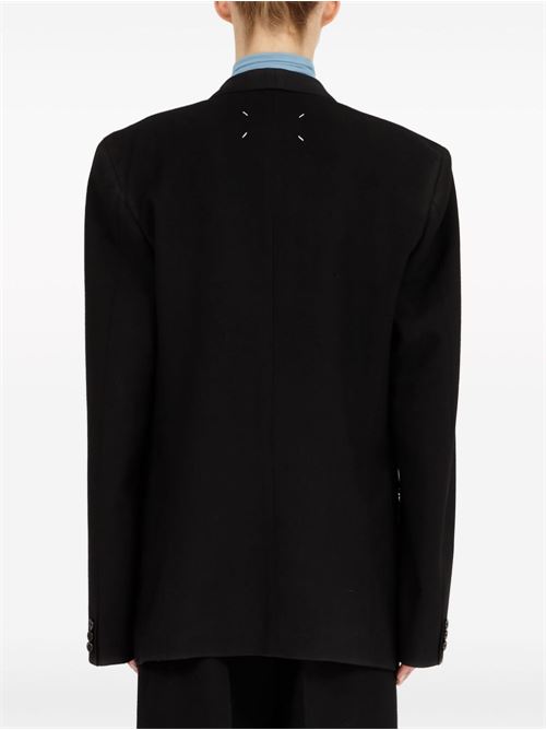 WOOL SINGLE-BREASTED BLAZER JACKET