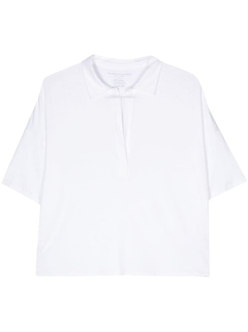 OVERSIZED VISCOSE POLO SHIRT