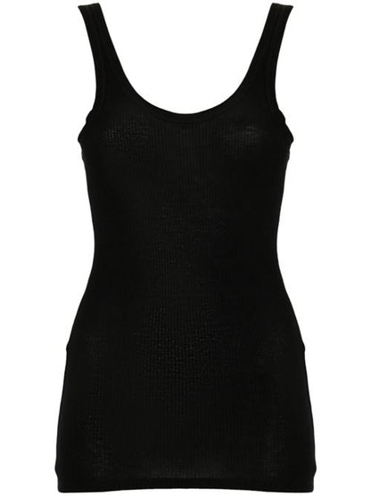 RIBBED VISCOSE TANK TOP