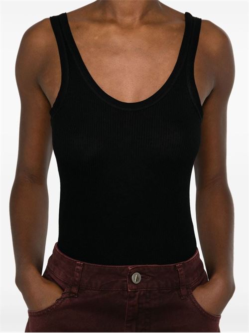 RIBBED VISCOSE TANK TOP