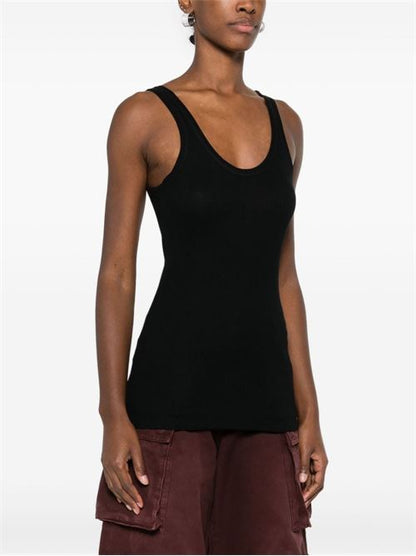 RIBBED VISCOSE TANK TOP