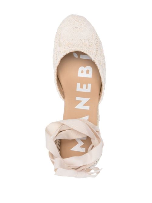 YUCATÁN CROCHET COTTON WEDGE ESPADRILLES