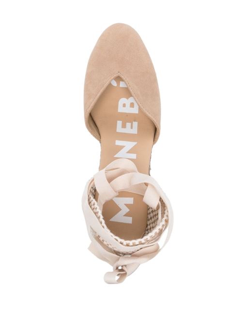 HAMPTONS SUEDE HEART-SHAPED WEDGE ESPADRILLES