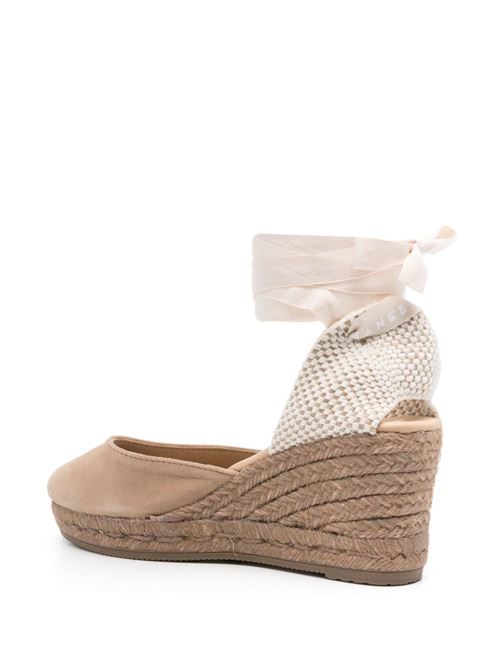 HAMPTONS SUEDE LOW WEDGE ESPADRILLES