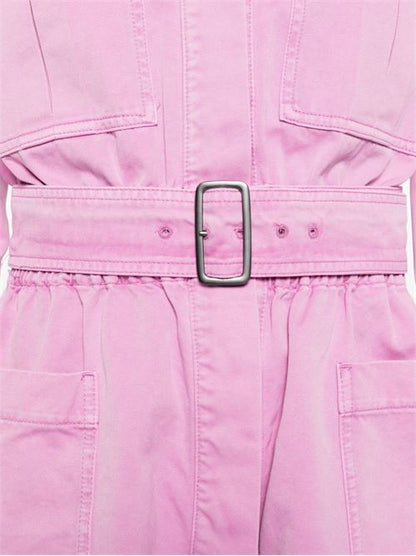 COTTON SHORT JUMPSUIT
