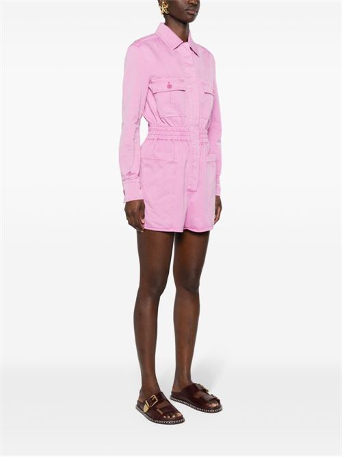 COTTON SHORT JUMPSUIT