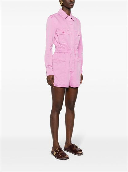 COTTON SHORT JUMPSUIT