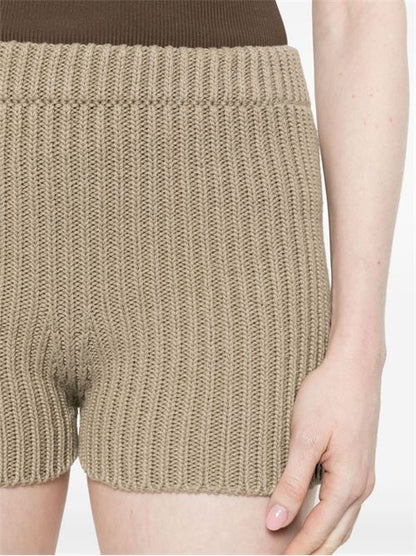 COTTON KNITTED SHORTS