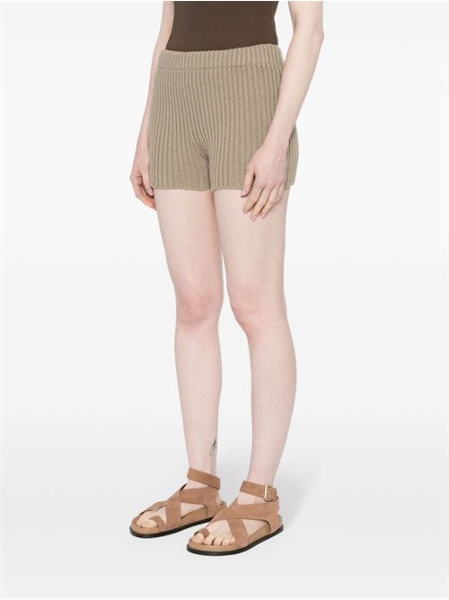 COTTON KNITTED SHORTS