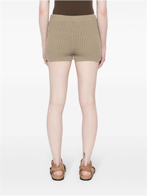 COTTON KNITTED SHORTS