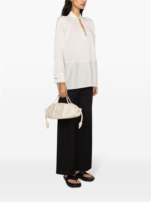 COTTON AND SILK BLEND TUNIC