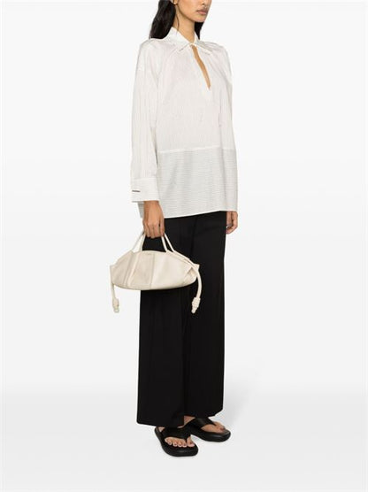 COTTON AND SILK BLEND TUNIC