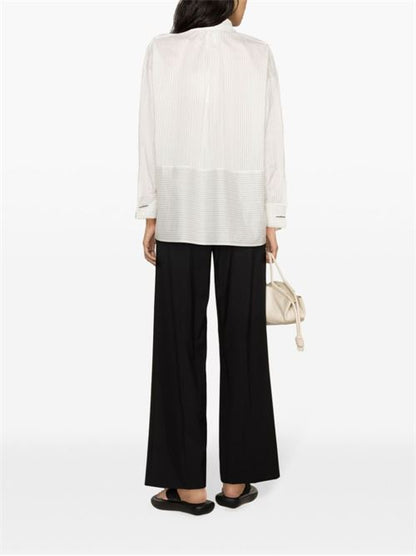 COTTON AND SILK BLEND TUNIC