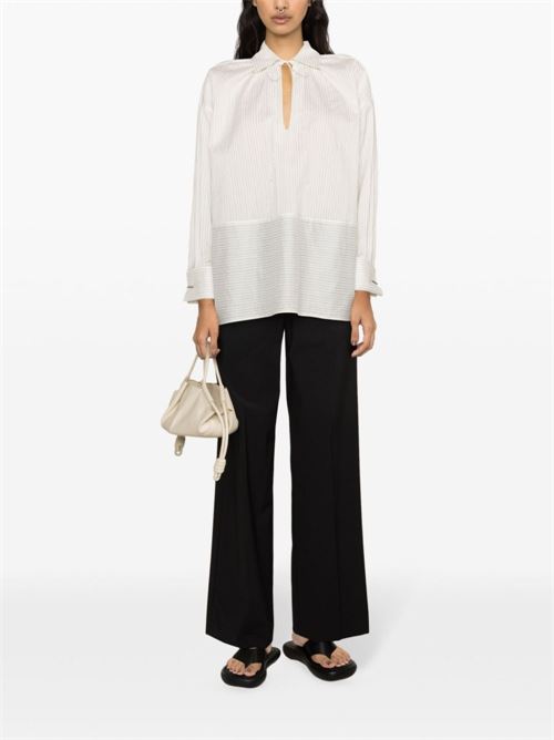 COTTON AND SILK BLEND TUNIC