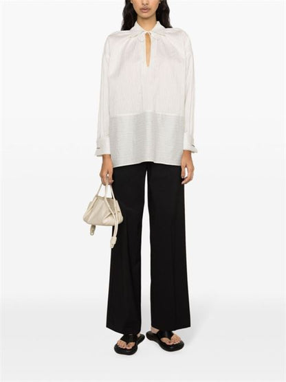COTTON AND SILK BLEND TUNIC