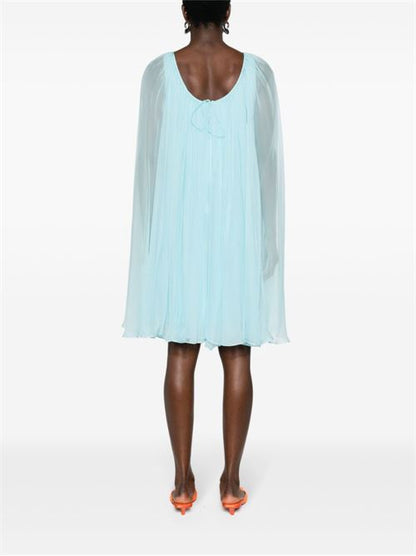 SILK MIDI DRESS