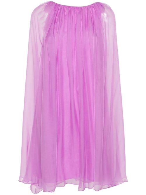 SILK MIDI DRESS