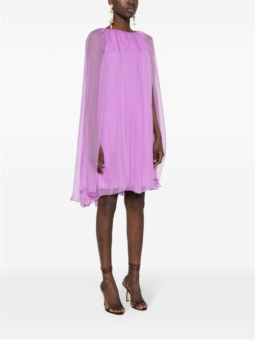 SILK MIDI DRESS