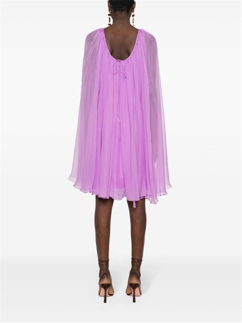 SILK MIDI DRESS