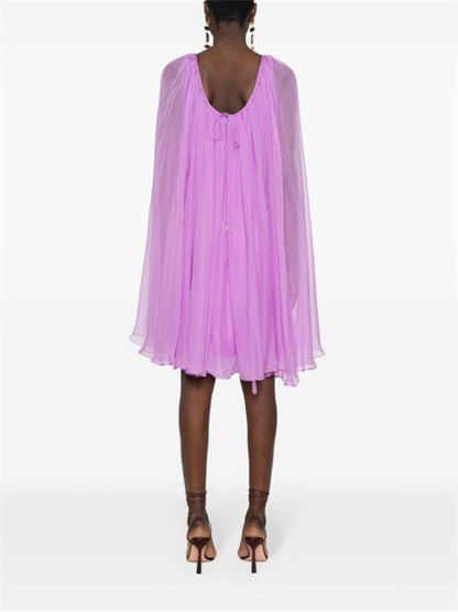 SILK MIDI DRESS