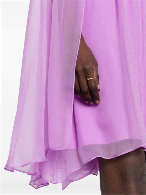 SILK MIDI DRESS