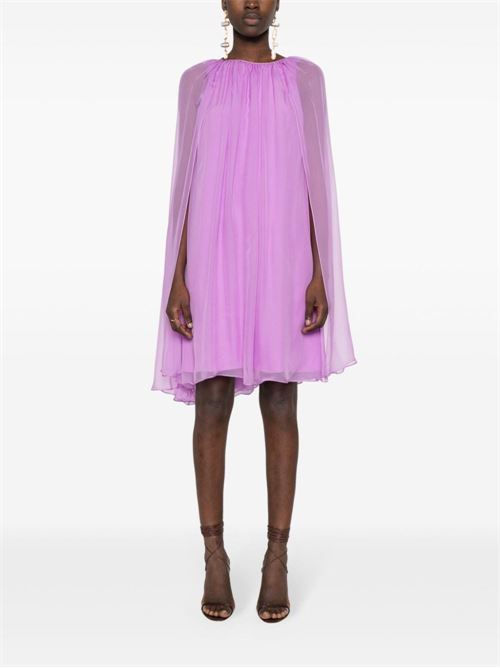 SILK MIDI DRESS