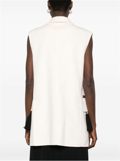 STUDDED WOOL VEST