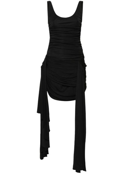 DRAPED MINI DRESS