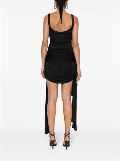 DRAPED MINI DRESS