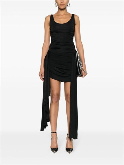 DRAPED MINI DRESS