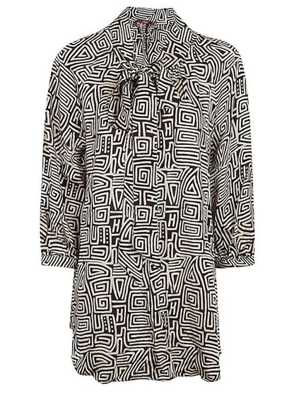 PRINTED SILK SHIRT