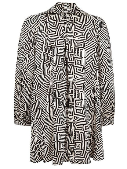 PRINTED SILK SHIRT
