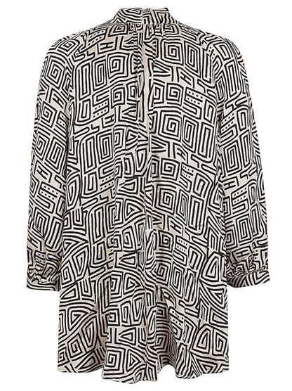 PRINTED SILK SHIRT