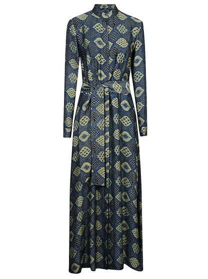 PRINTED SILK DRESS