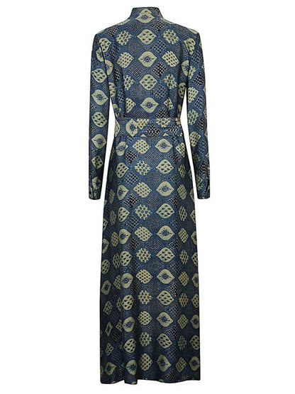 PRINTED SILK DRESS
