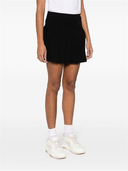 MONOGRAM PLEATED SKIRT