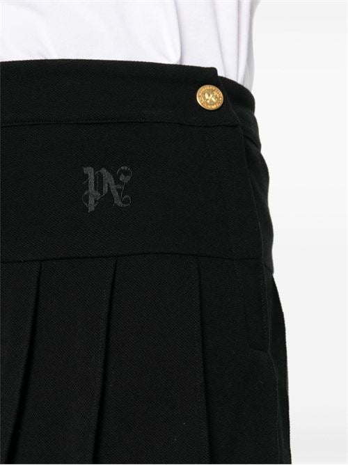 MONOGRAM PLEATED SKIRT