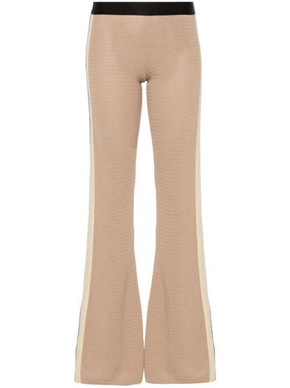 LOGO TAPE KNITTED TROUSERS
