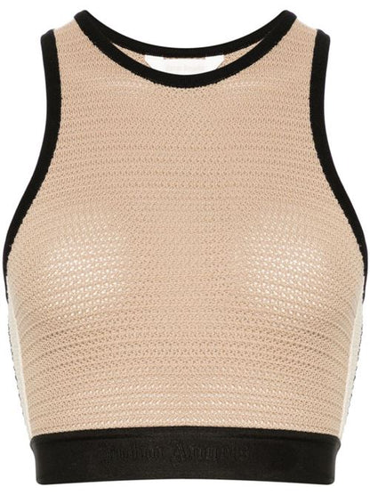 KNITTED CROPPED TOP