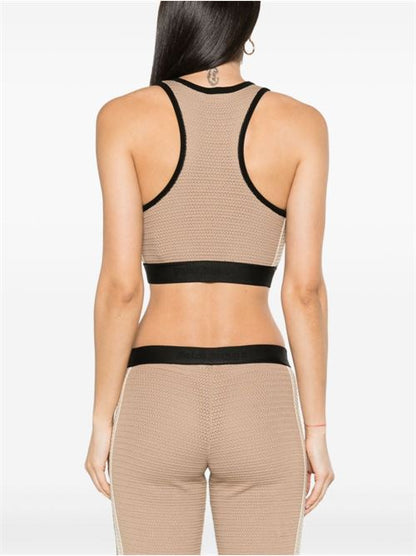 KNITTED CROPPED TOP